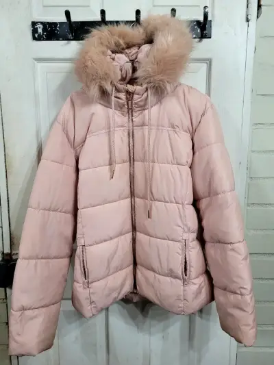 Chaqueta acolchada rosada - miniatura 1