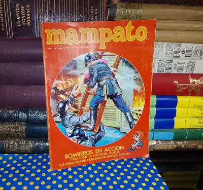 Bomberos en Acción - Revista Mampato 1974 - miniatura 1