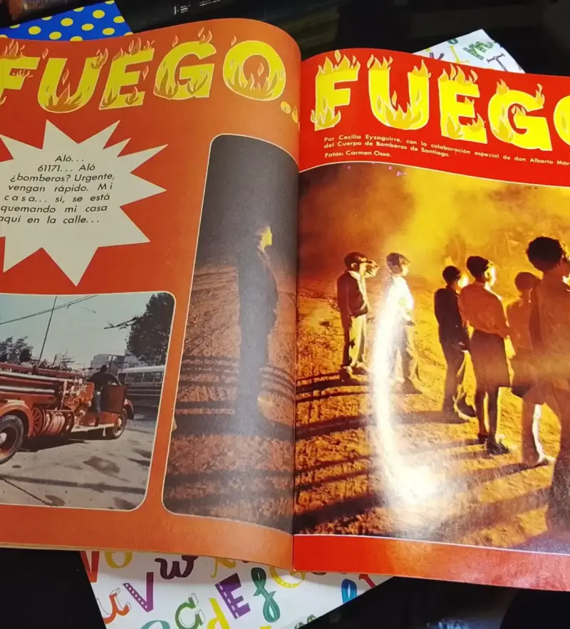 Bomberos en Acción - Revista Mampato 1974 - 5