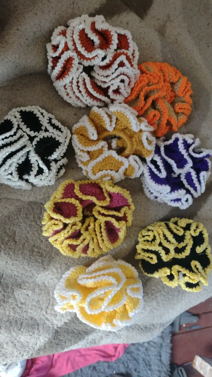 Ganchos de crochet con flores - 2