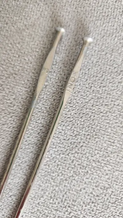 Set de palillos para tejer metálicos - miniatura 5
