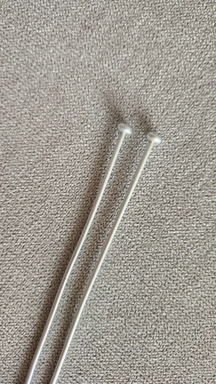 Set de palillos para tejer metálicos - 6