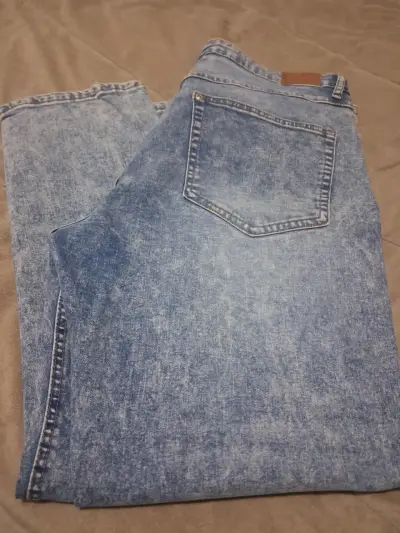 Jeans azul claro para mujer - miniatura 1