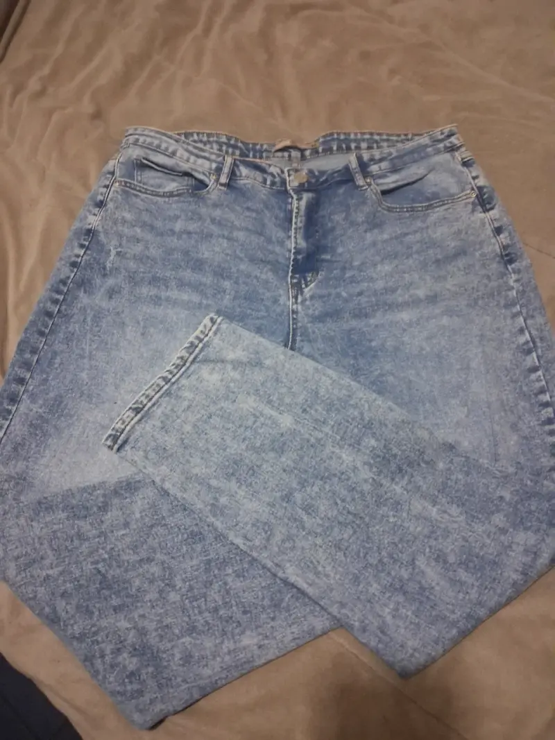 Jeans azul claro para mujer - 2