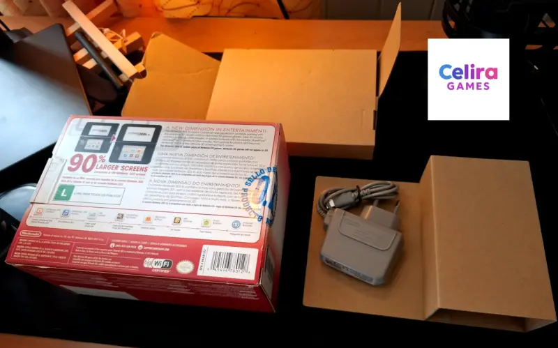 Nintendo 3DS XL roja con detalle!! - 2