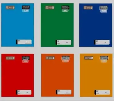 Cuadernos universitarios colores surtidos - miniatura 1