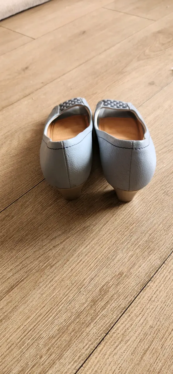 Zapatos peep toe gris Piccadilly - 3