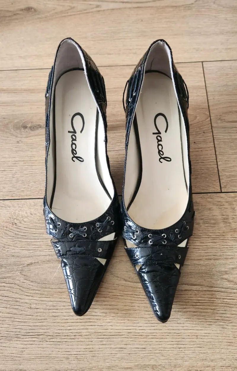 Zapatos de tacón negro Gacel - 1