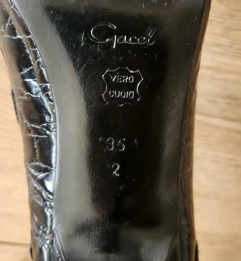 Zapatos de tacón negro Gacel - 4
