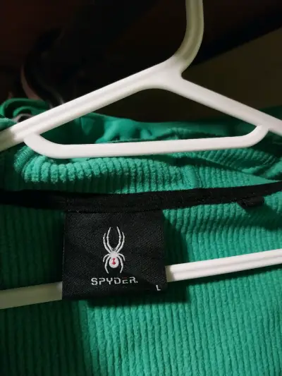 Chaqueta verde con capucha Spyder - miniatura 2