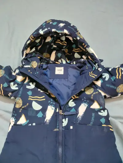 Chaqueta infantil estampada azul - miniatura 2