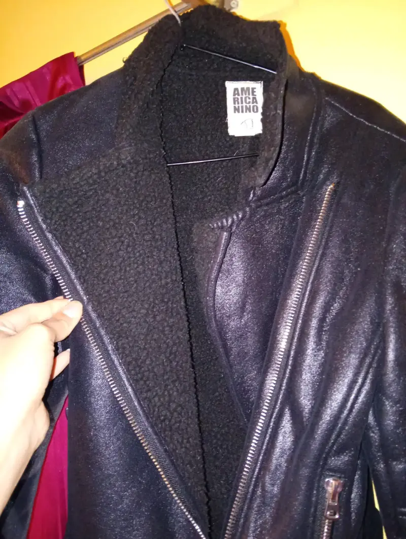Chaqueta negra estilo biker Americanino - 2