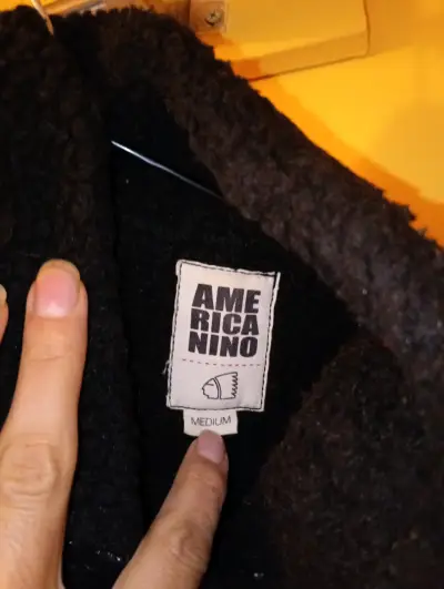 Chaqueta negra estilo biker Americanino - miniatura 4