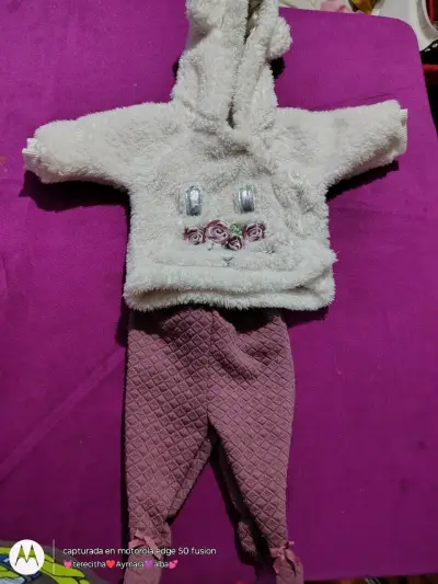 Conjunto de bebé polar con capucha - miniatura 1