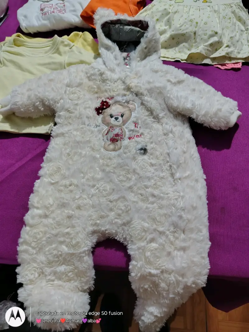 Conjunto de bebé polar con capucha - 4