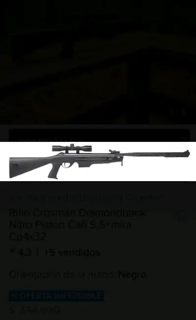 Rifle de aire comprimido Crosman Diamondbacks 5,5 - miniatura 2