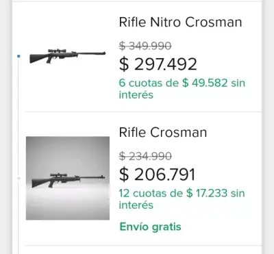 Rifle de aire comprimido Crosman Diamondbacks 5,5 - miniatura 4
