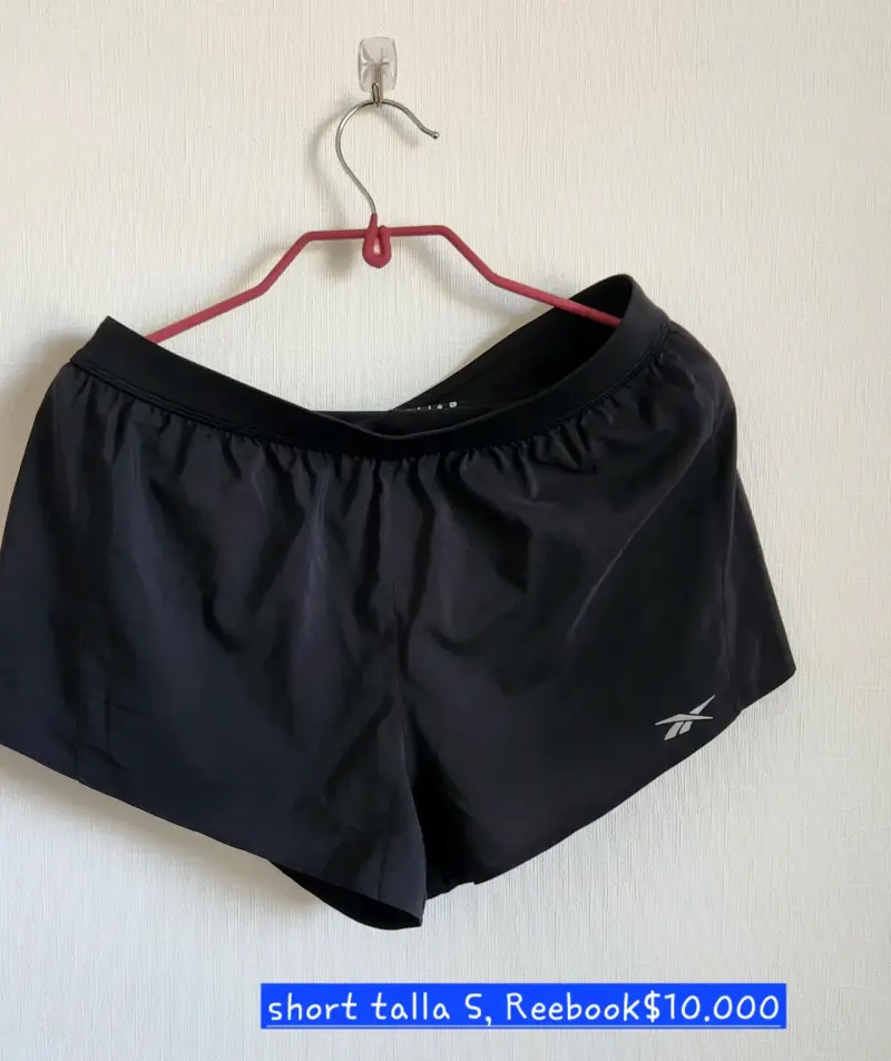 Short deportivo Reebok negro - 1