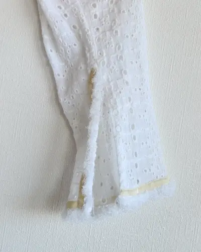 Vestido blanco Zara encaje - miniatura 5