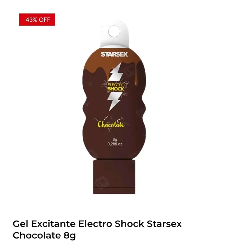 Gel Estimulante Electo Shock Chocolate
