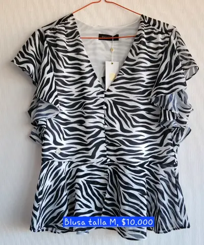 Blusa estampado cebra - miniatura 1
