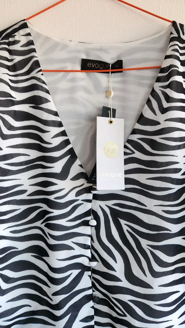 Blusa estampado cebra - 2