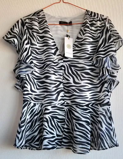 Blusa estampado cebra - miniatura 4