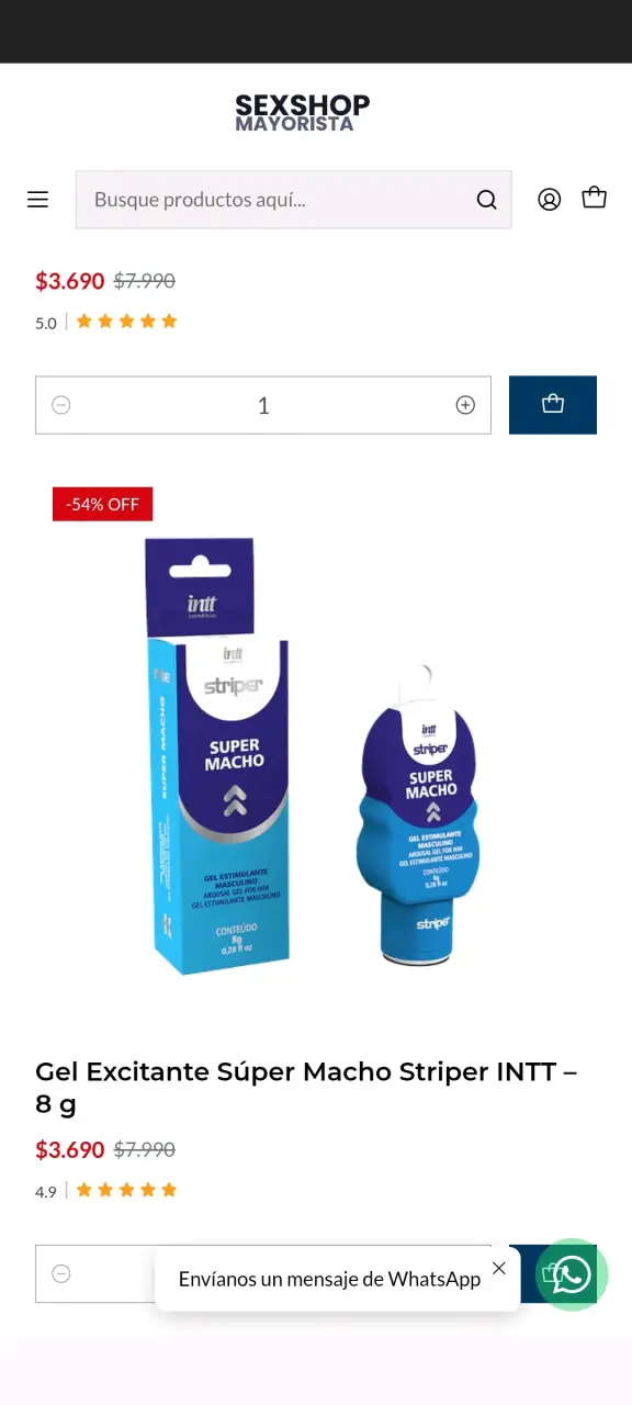 Gel Estimulante Súper Macho