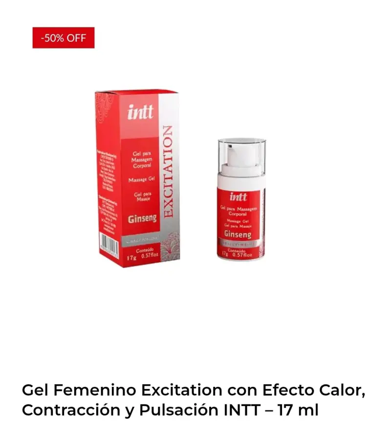 Gel Excitation para masaje 17 ml
