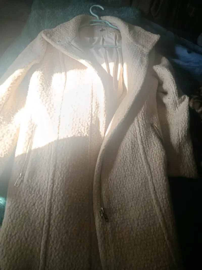 Abrigo de lana beige - 2