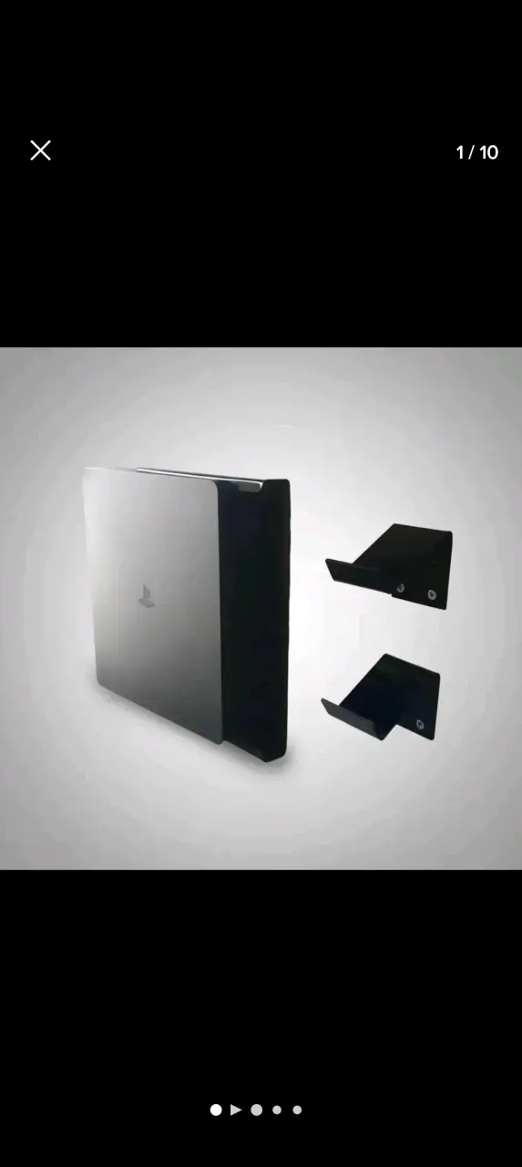 Soporte ps4 slim color negro - 5