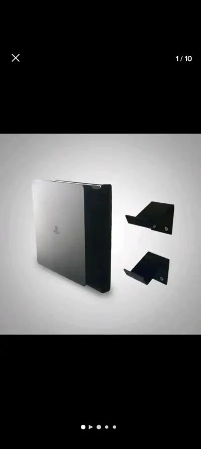 Soporte ps4 slim color negro - miniatura 5