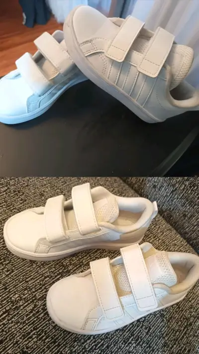 Zapatillas blancas Adidas N°28 - miniatura 3