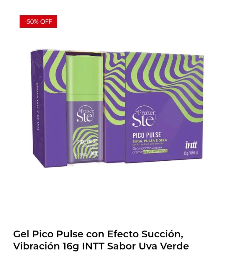 Gel Pico Pulse Efecto Succión 16g