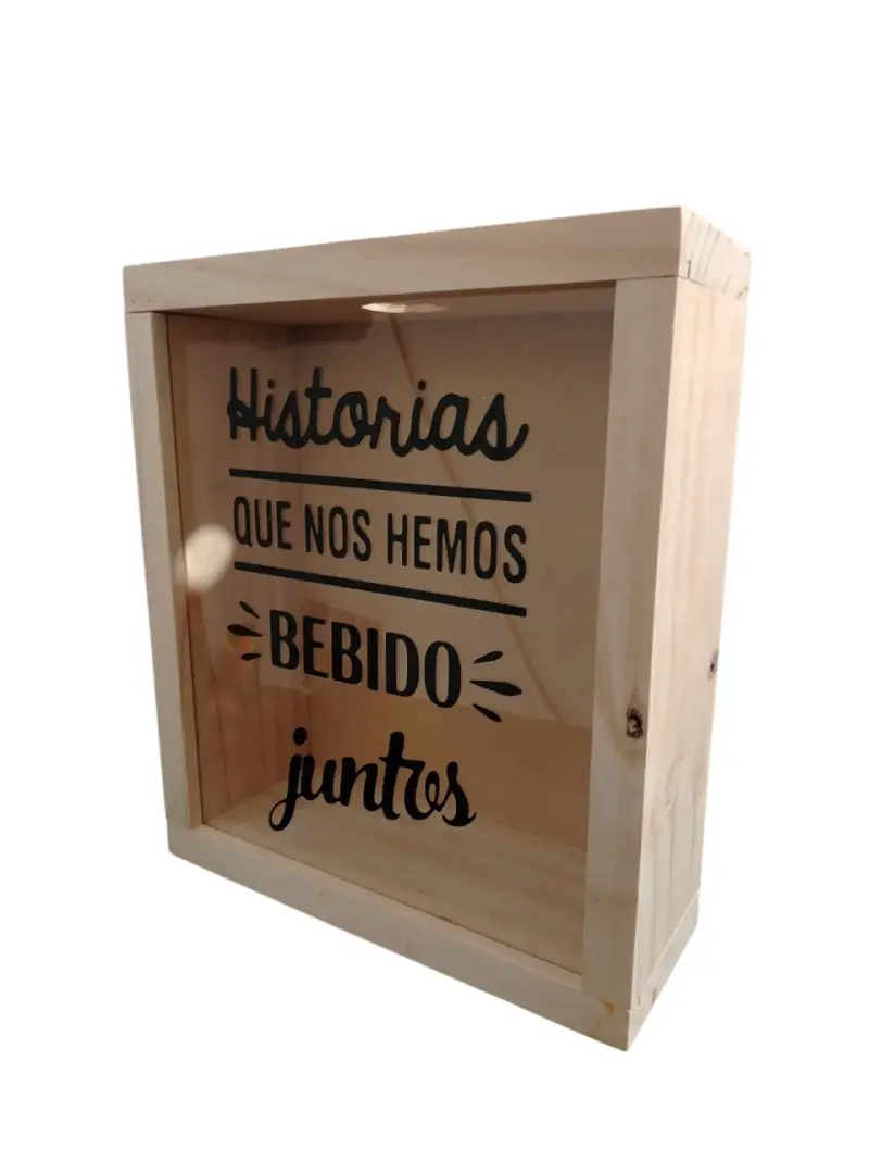 Cuadro caja guarda corcho - 2