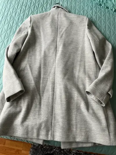 Abrigo gris botón doble IO talla 40 M - miniatura 4