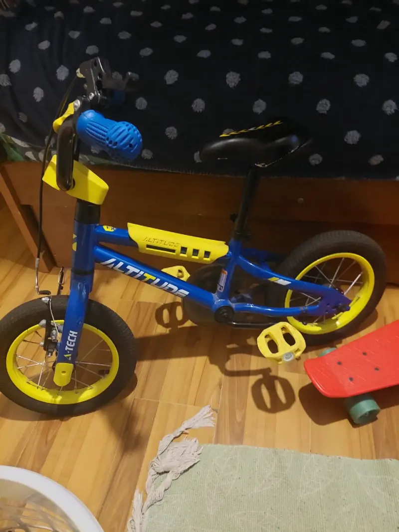 Bicicleta infantil azul y amarilla Altitude - 3