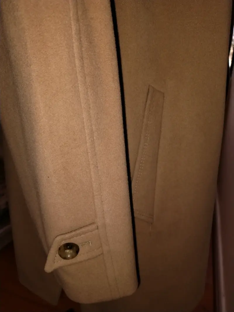 Abrigo beige clásico - 5