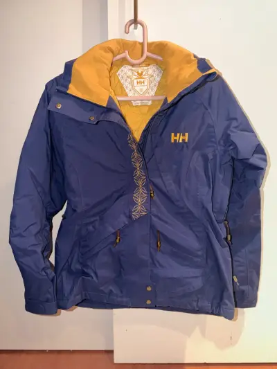 Helly Hansen HH Chaqueta azul con forro amarillo - miniatura 1