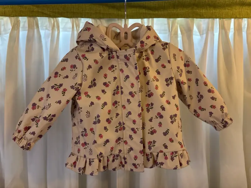 Chaqueta infantil con flores COLLOKY - 1