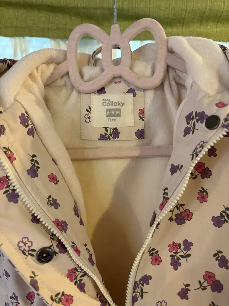 Chaqueta infantil con flores COLLOKY - 3
