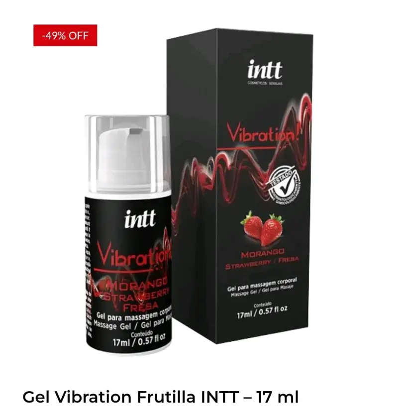 Gel de masajes frutilla INTT