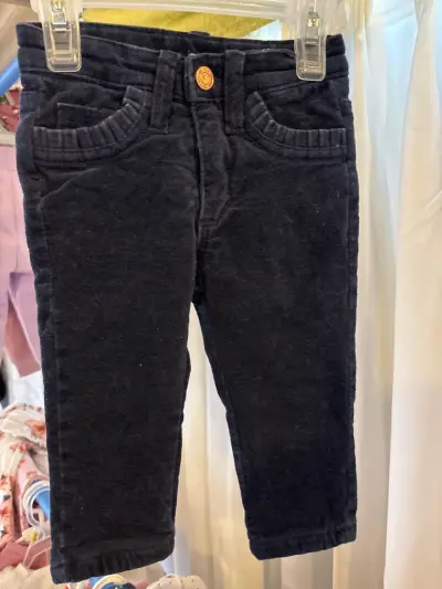 Pantalones de bebé azul marino - miniatura 1