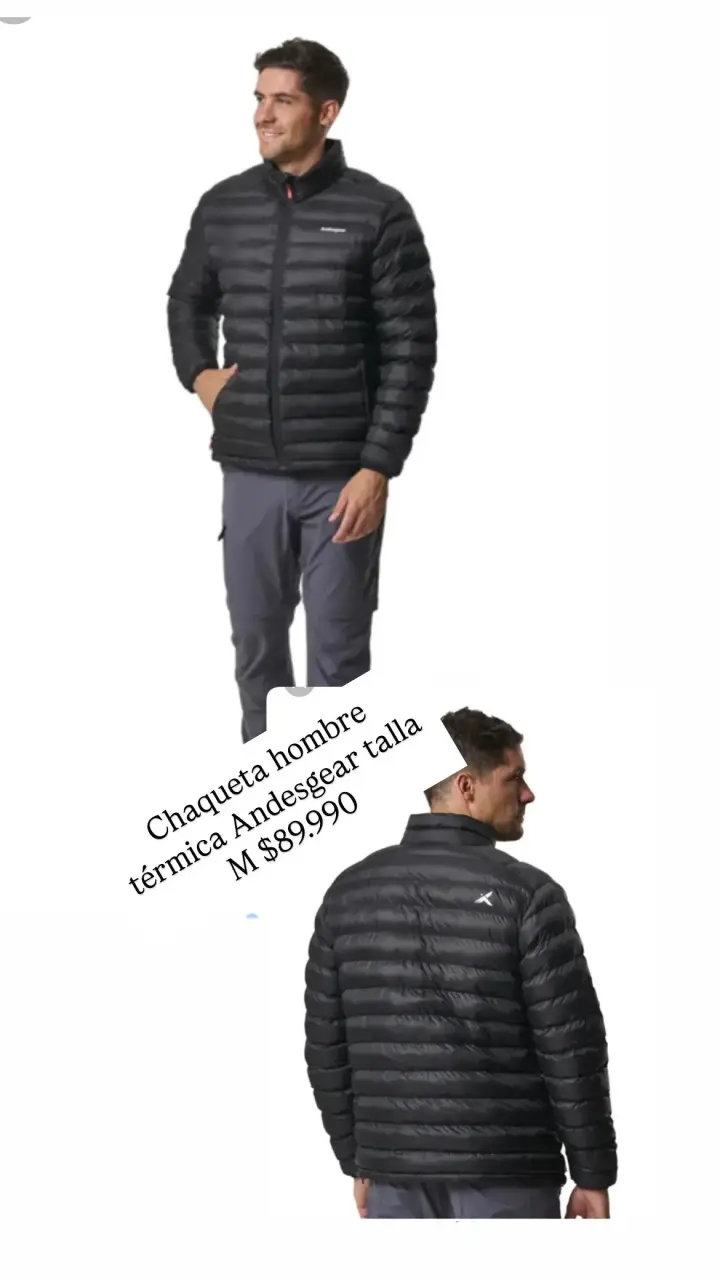 Chaqueta acolchada negra Amdegear nueva talla M - 6
