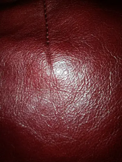 Blazer rojo de cuero - miniatura 3