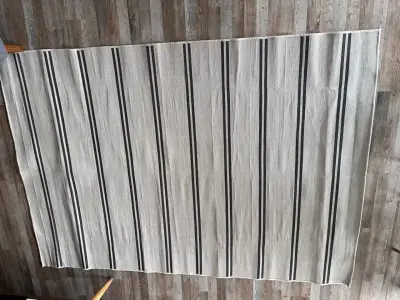 Alfombra grande a rayas - miniatura 1