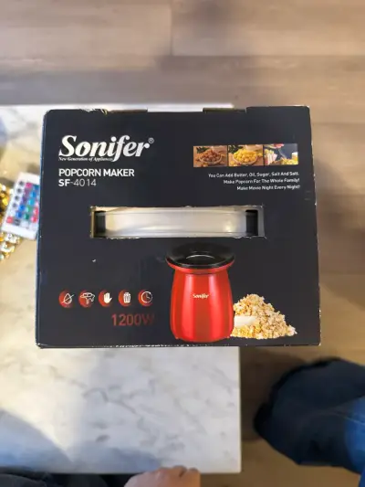 Máquina de palomitas Sonifer roja - miniatura 2