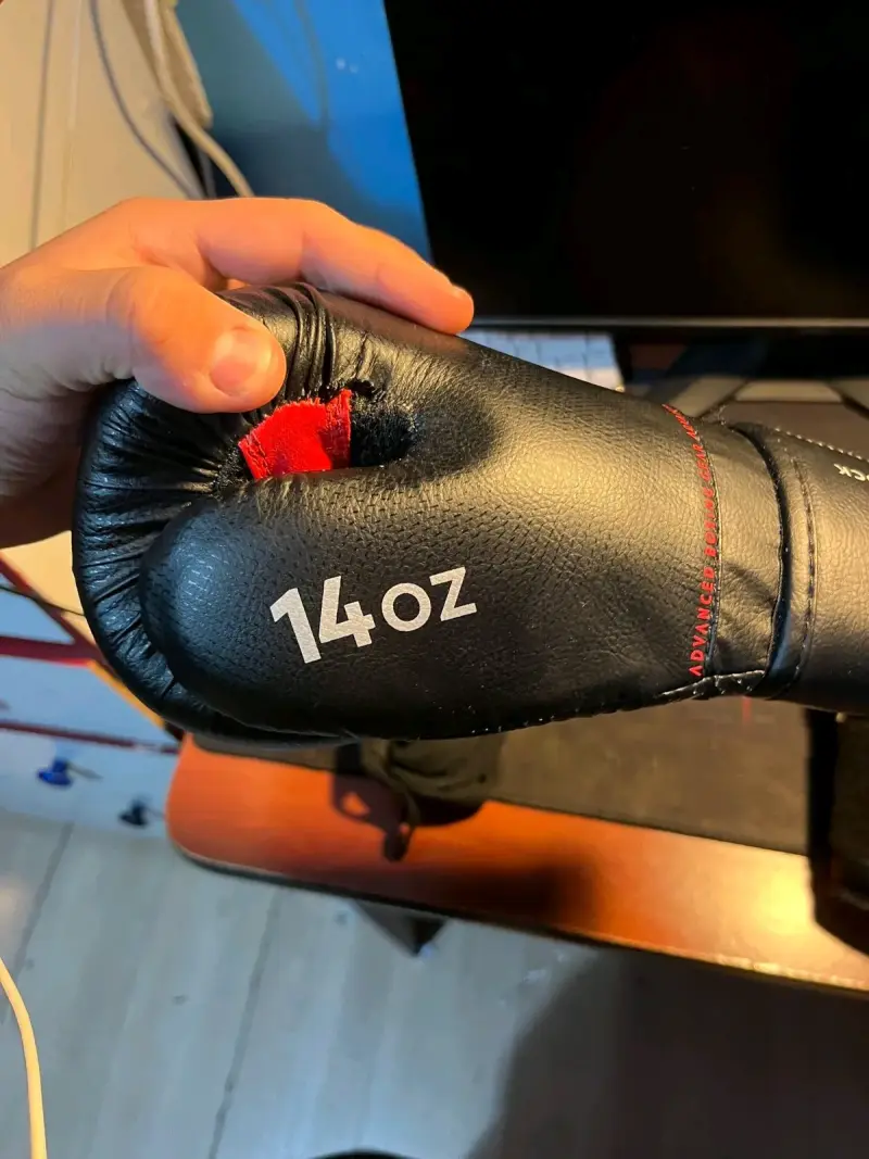 Guante de boxeo 14oz negro - 1