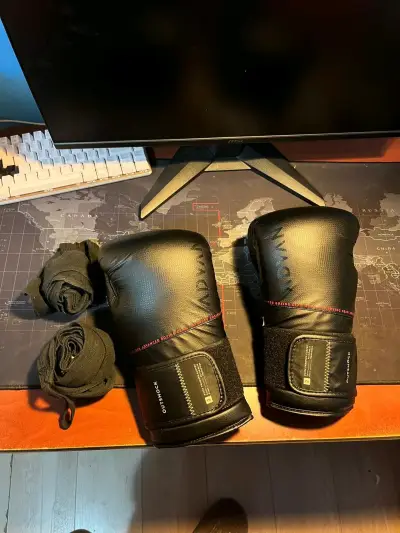 Guante de boxeo 14oz negro - miniatura 3