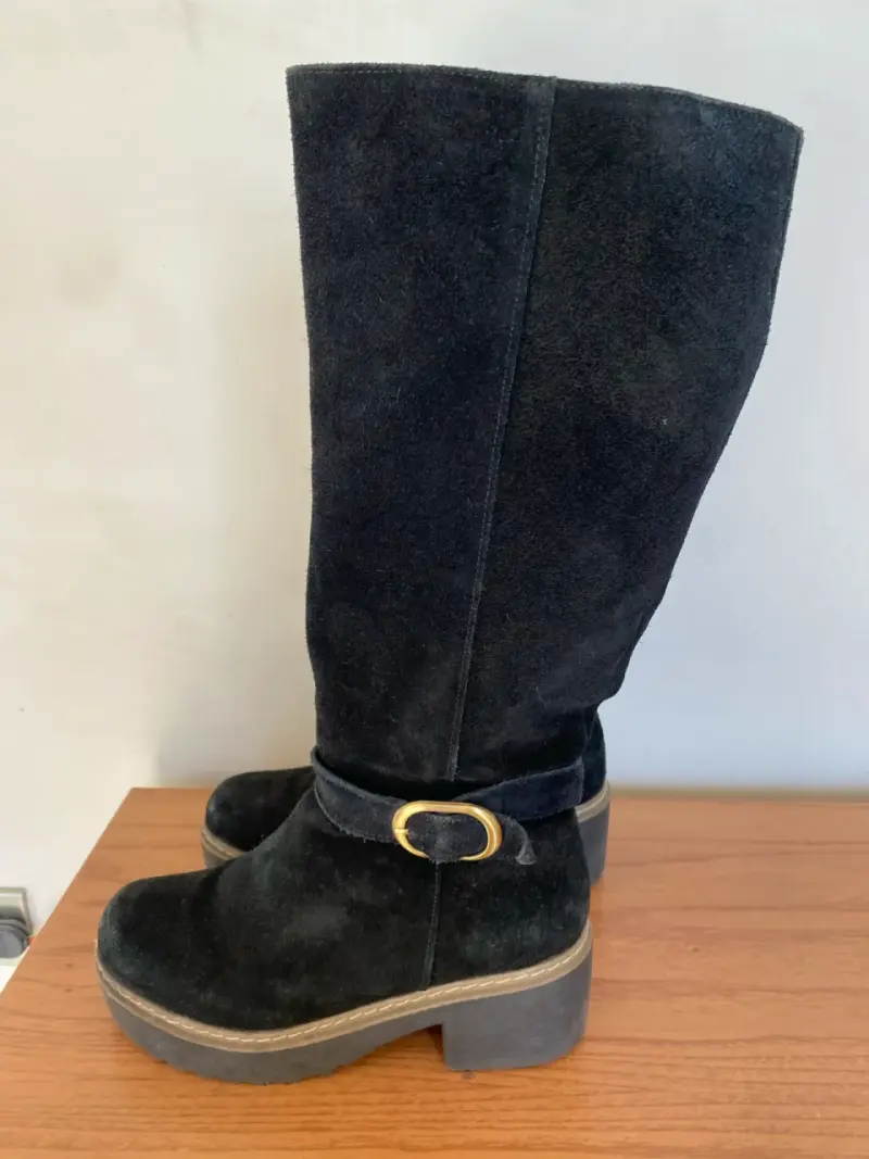Botas negras de gamuza - 3